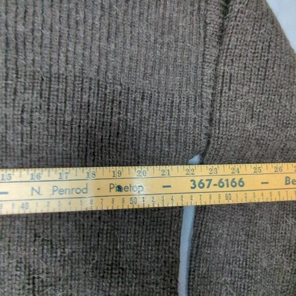 Vampire 1950 Sweater Men XL Brown Pocket Wool/ Alpaca Made In Italy Embroidered - Picture 3 of 9